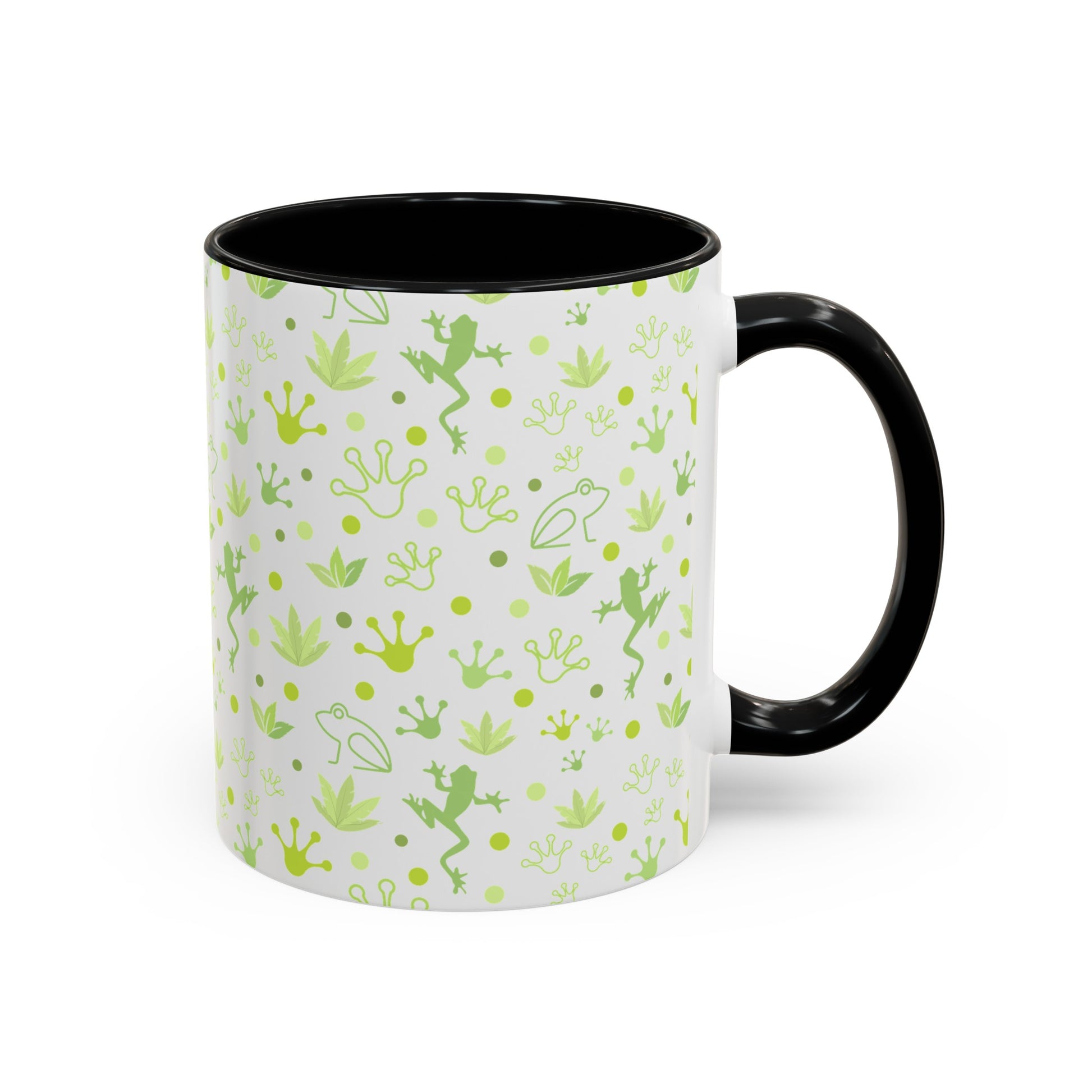 Froggy Black Accent Mug - Mug - Kristine Celestine