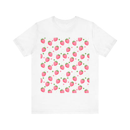 Pink Strawberry Bubbles T - Shirt - T - Shirt - Kristine Celestine