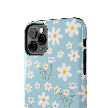 Sky Blue Daisy Tough Phone Case for iPhone and Samsung Galaxy