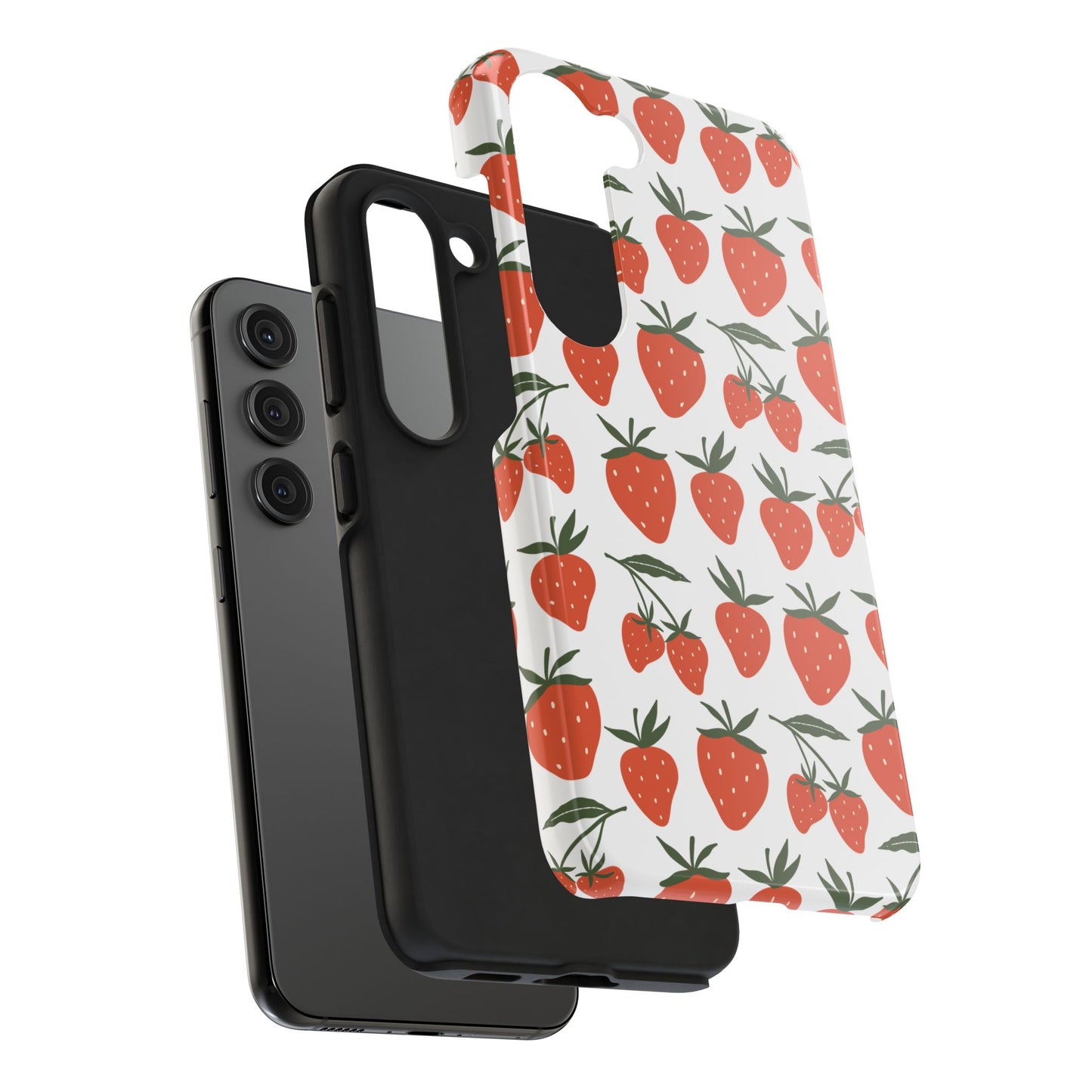 Tropical Strawberry Tough Phone Case for iPhone and Samsung Galaxy