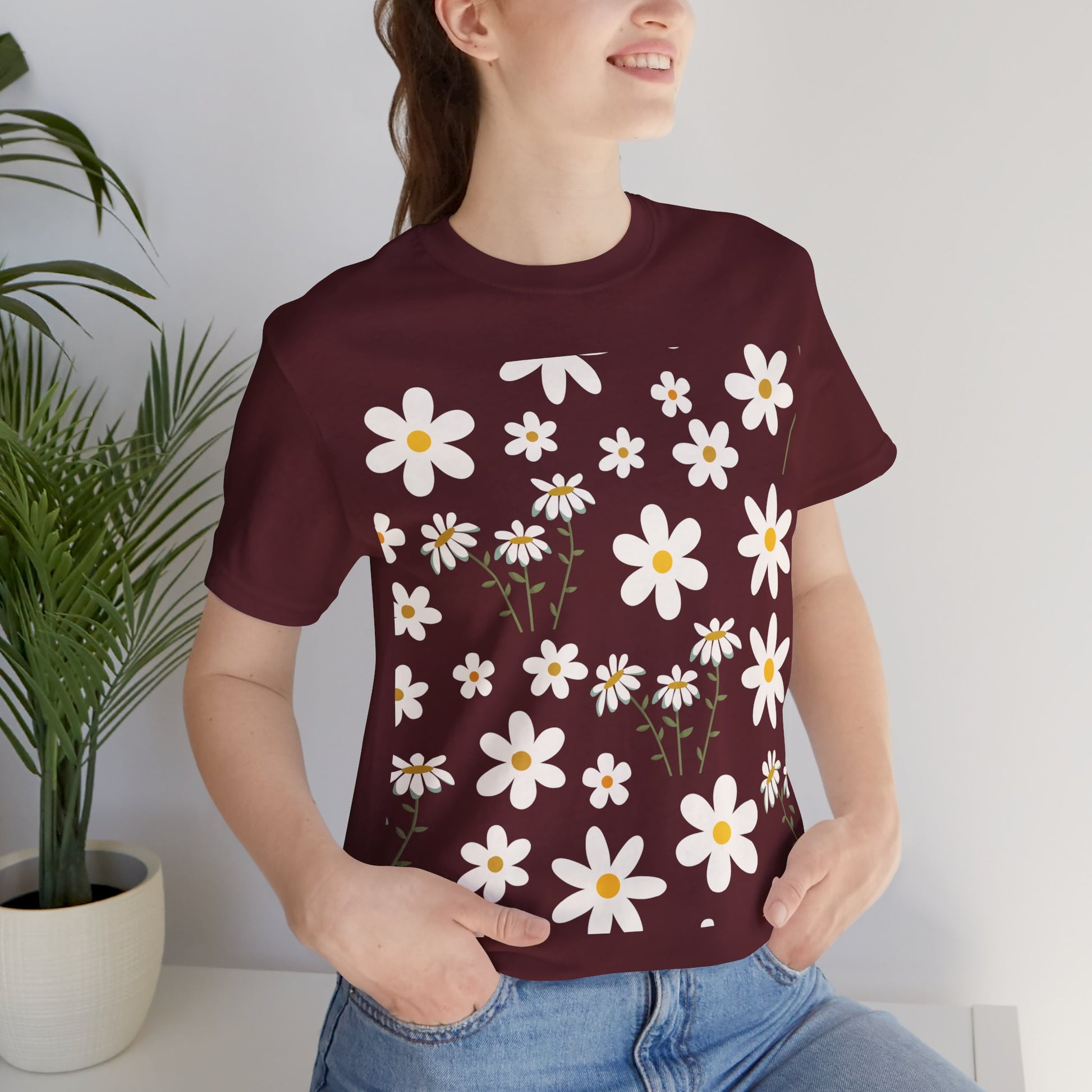 Daisy Meadow Flower Shirt - T - Shirt - Printify - Kristine Celestine