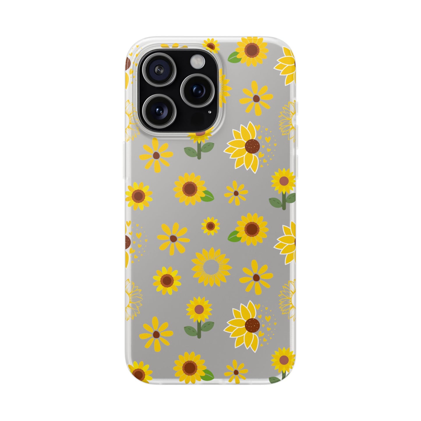 Sunflower Burst Flexible Phone Case iPhone Case Samsung Galaxy