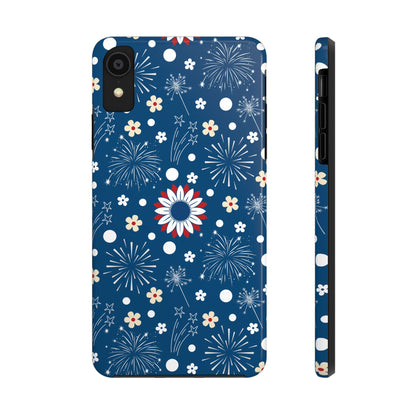 USA Daisy Fireworks Tough Phone Case for iPhone and Samsung Galaxy