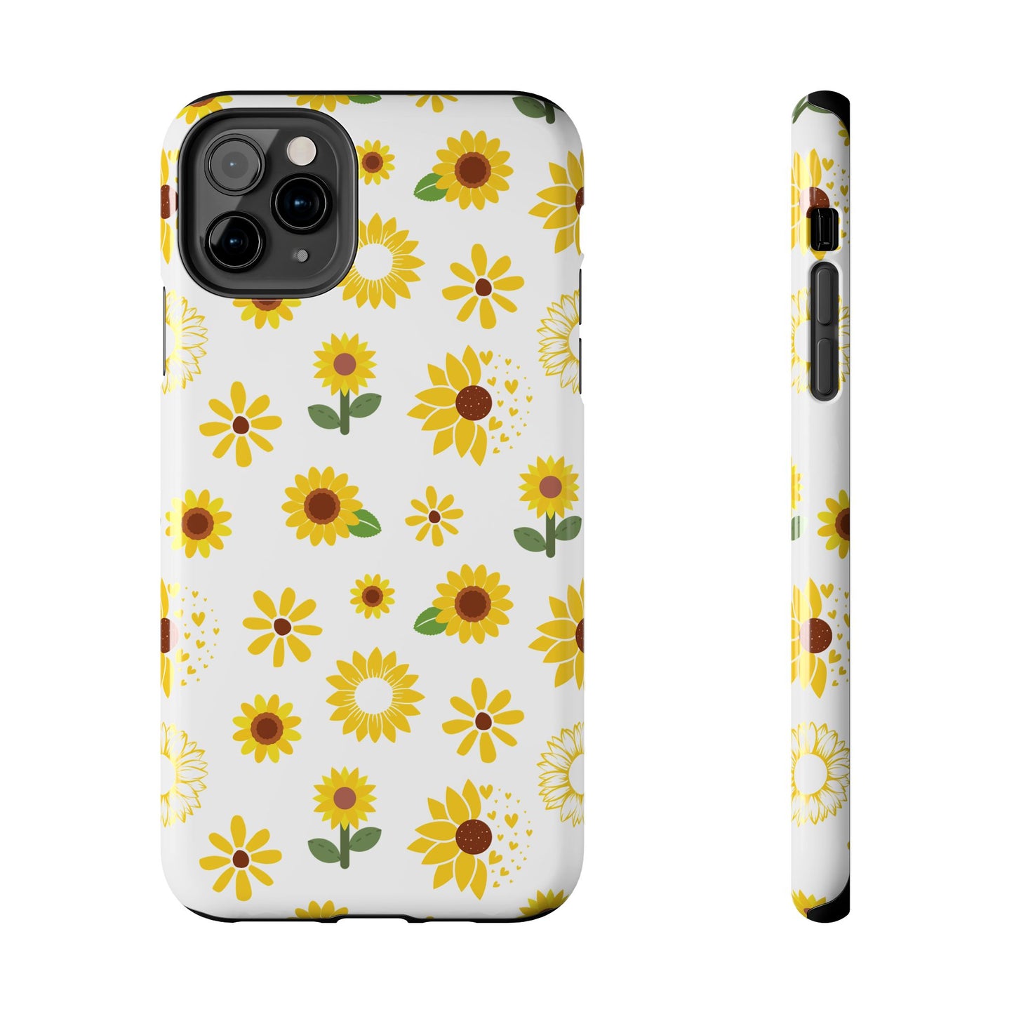 Sunflower Burst Tough Phone Case for iPhone and Samsung Galaxy