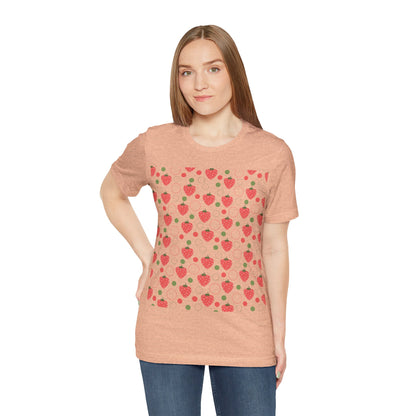 Red Strawberry Bubbles T - Shirt - T - Shirt - Kristine Celestine