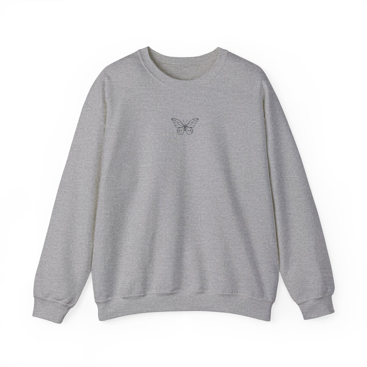 Simple Butterfly Crewneck Sweatshirt