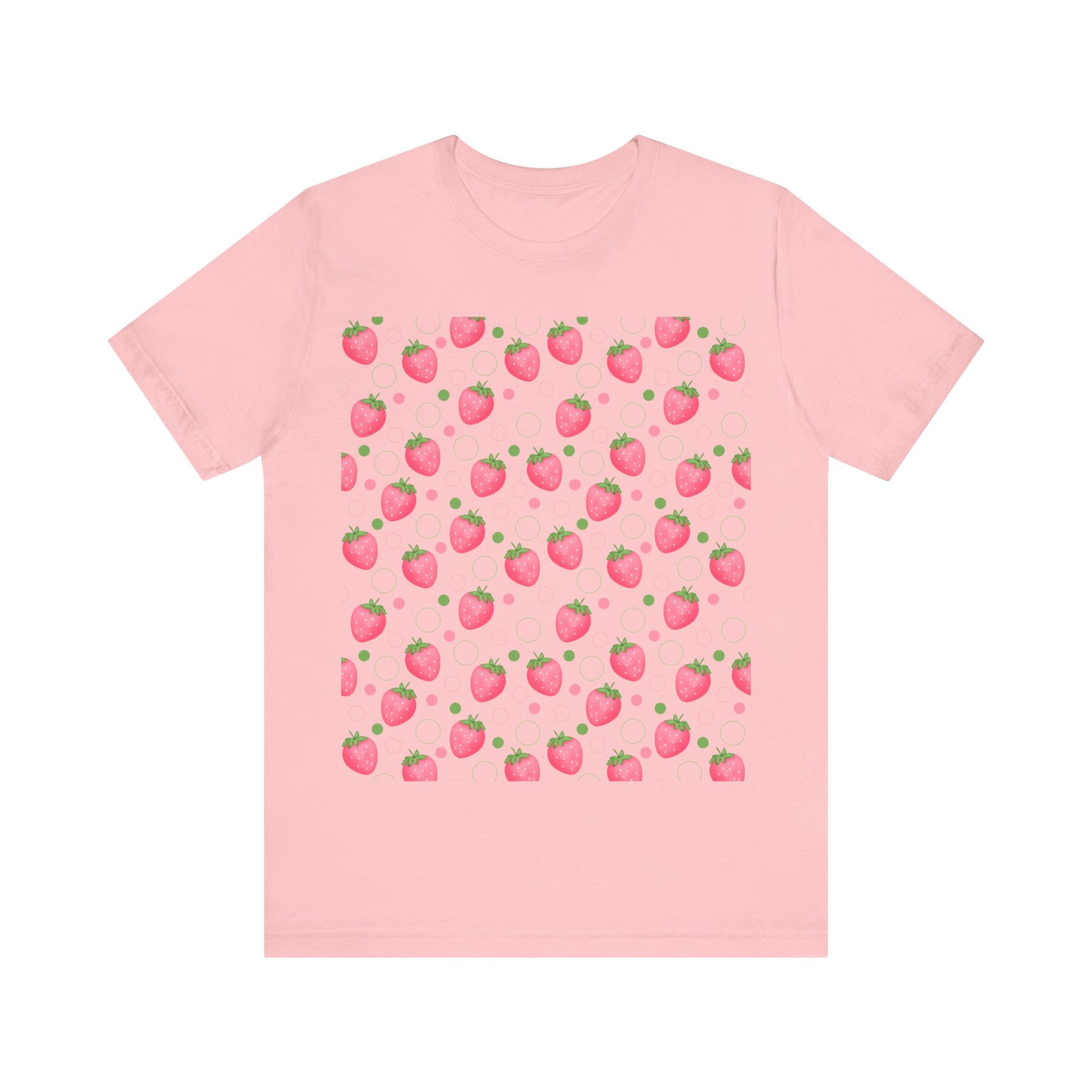 Pink Strawberry Bubbles T - Shirt - T - Shirt - Kristine Celestine