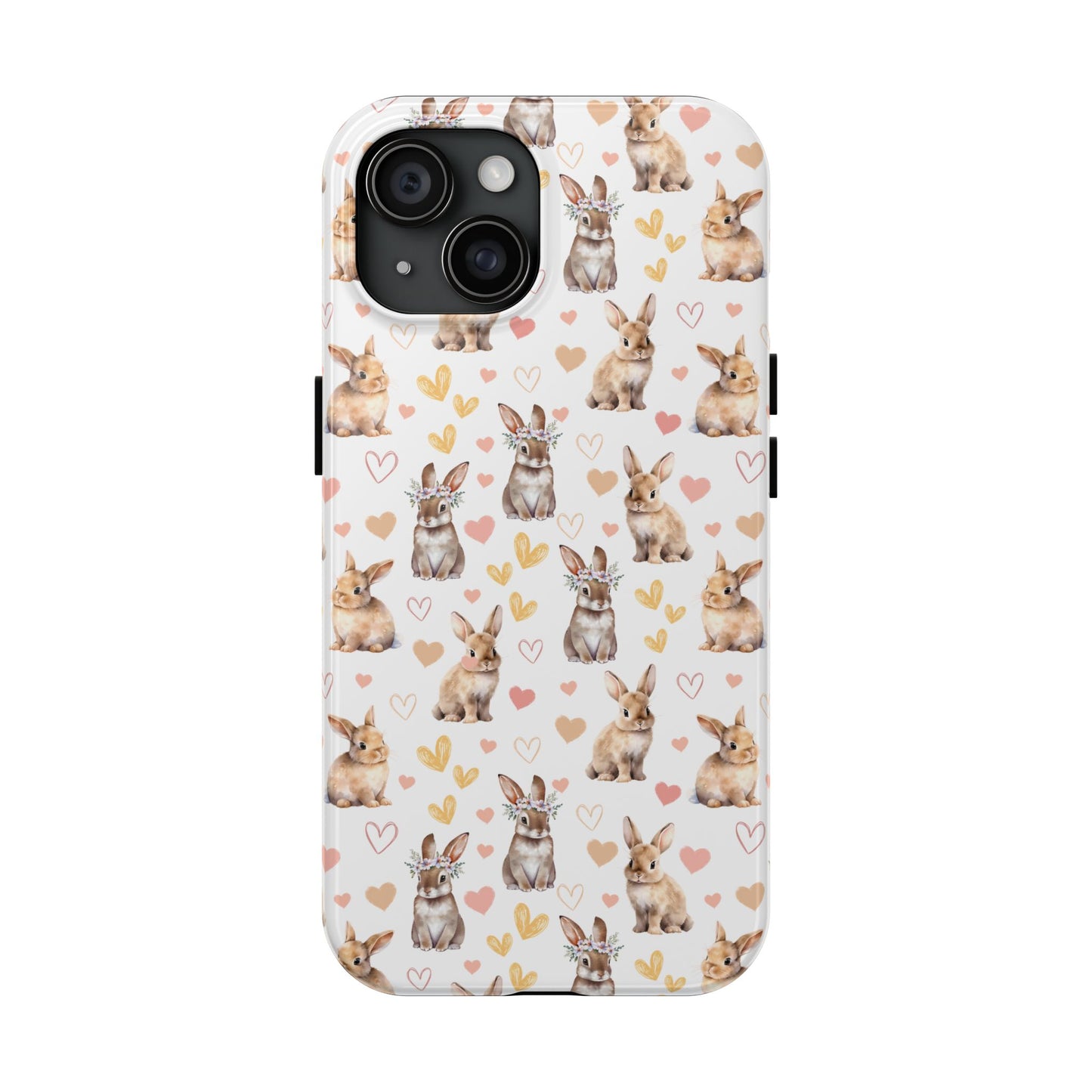 Bunny Love Tough Phone Case for iPhone and Samsung Galaxy