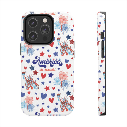 America the Beautiful Tough Phone Case for iPhone and Samsung Galaxy