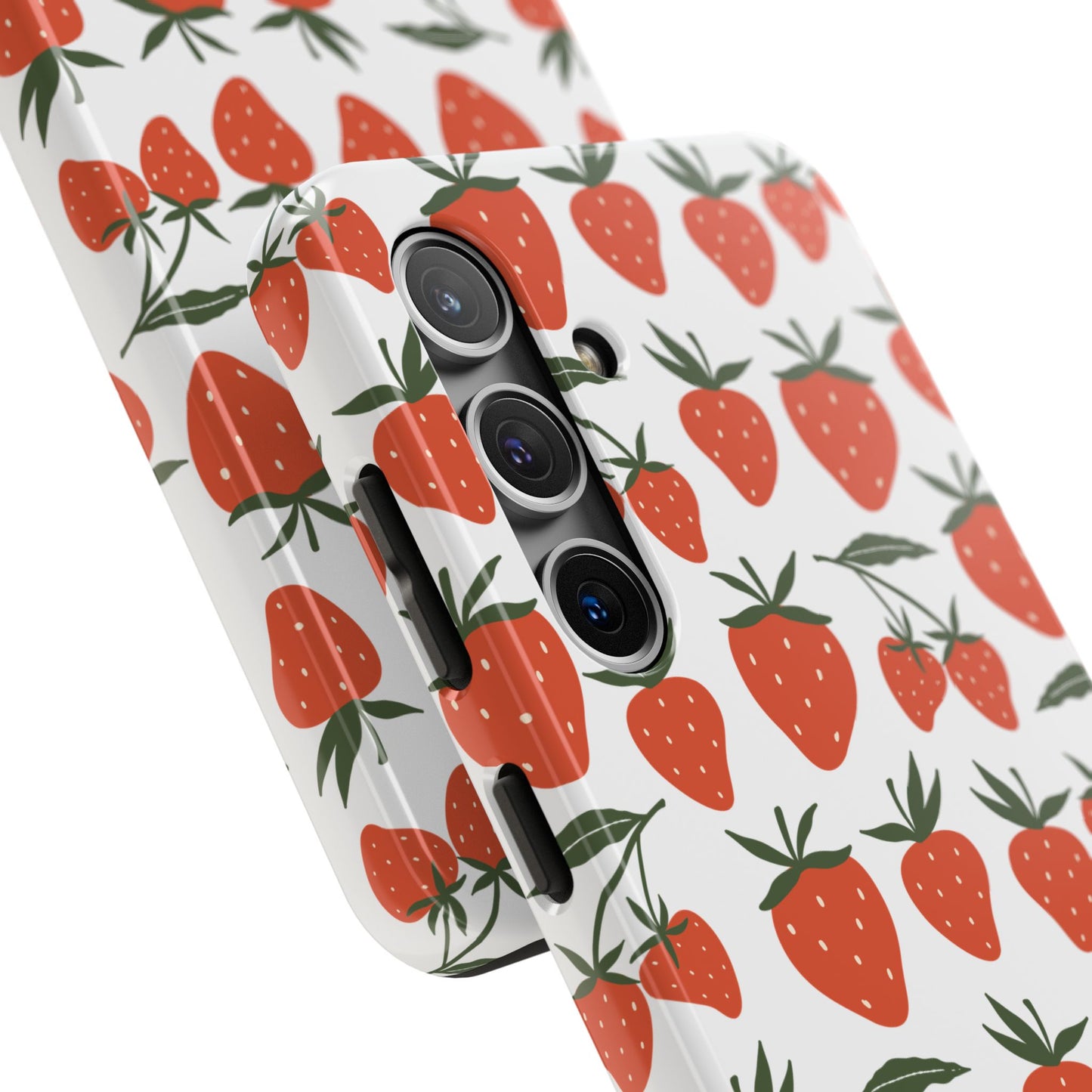 Tropical Strawberry Tough Phone Case for iPhone and Samsung Galaxy