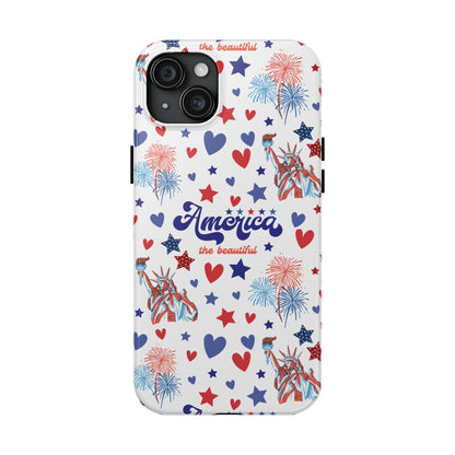 America the Beautiful Tough Phone Case for iPhone and Samsung Galaxy