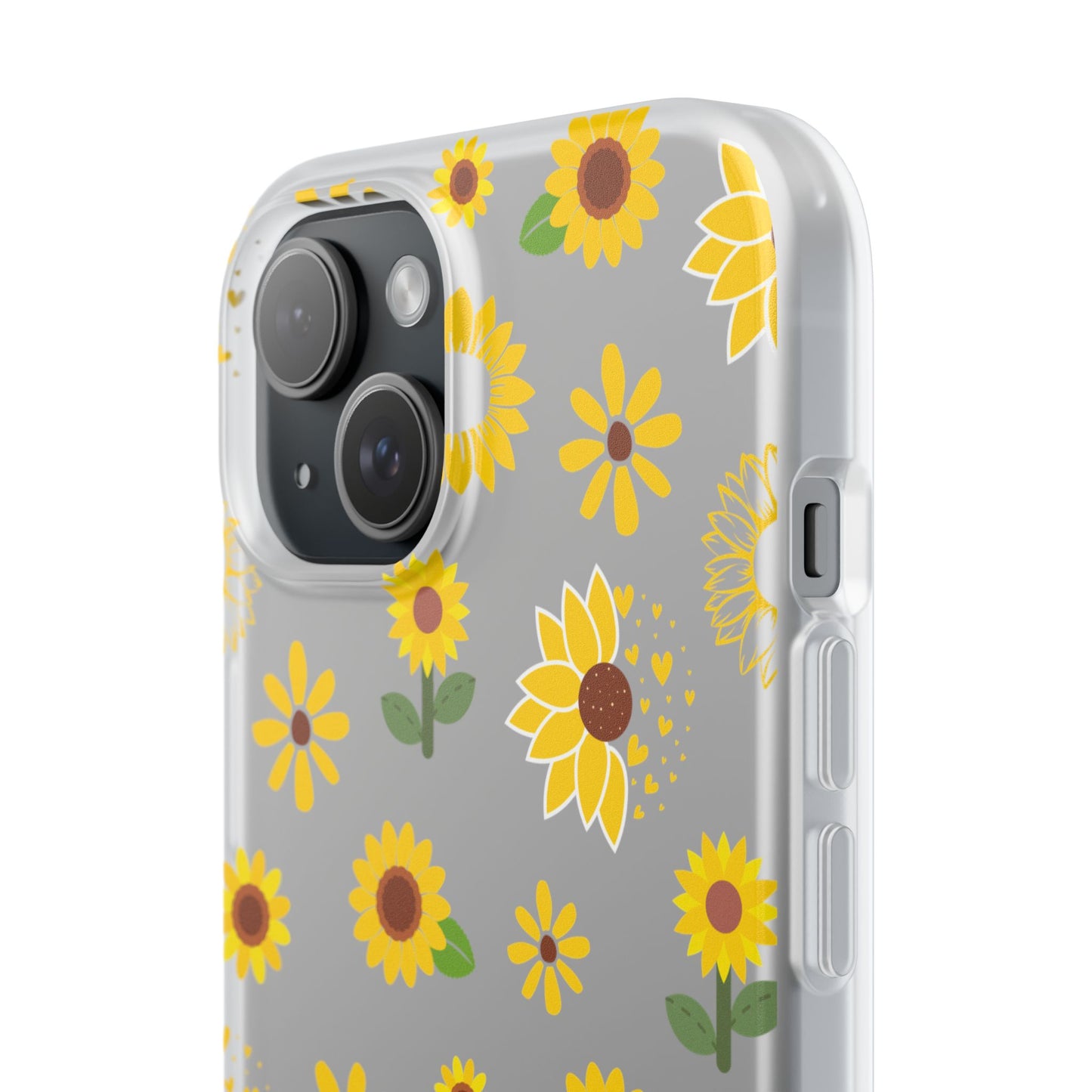 Sunflower Burst Flexible Phone Case iPhone Case Samsung Galaxy