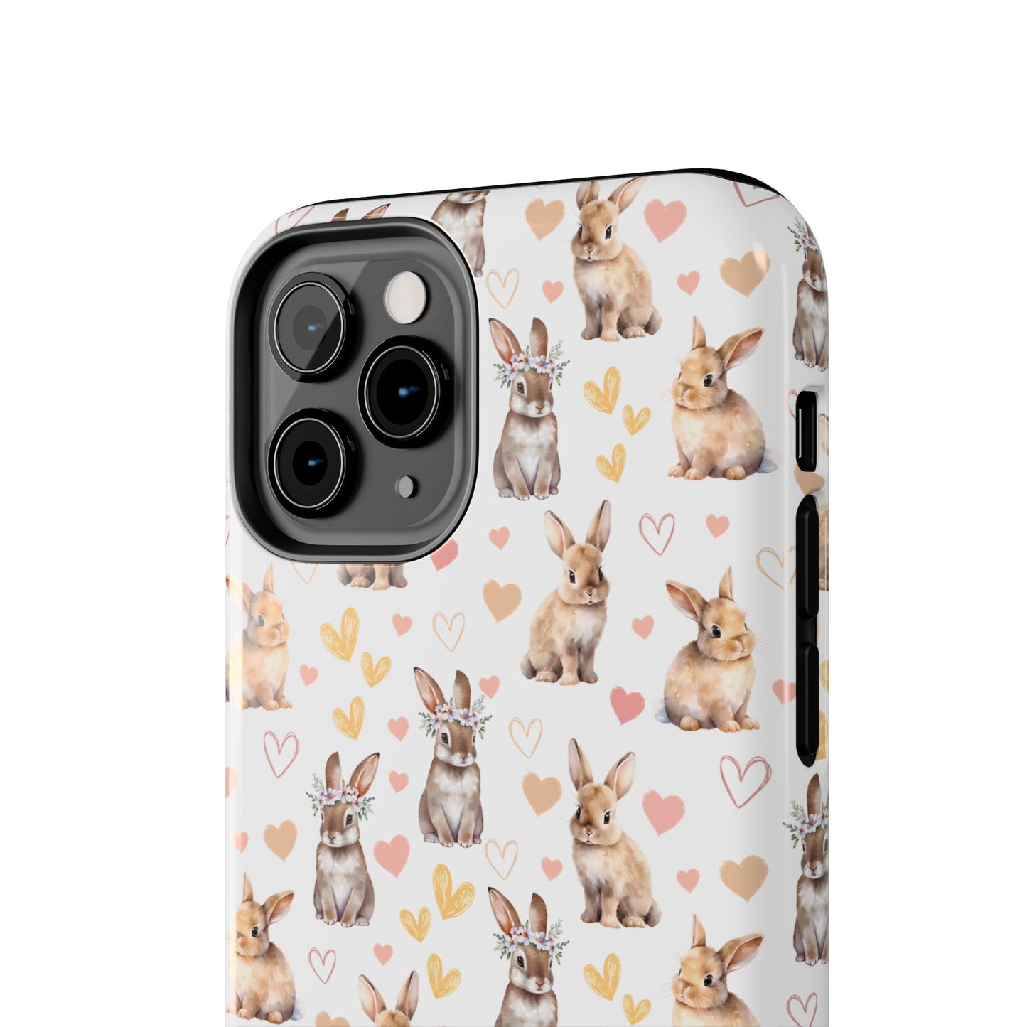 Bunny Love Tough Phone Case for iPhone and Samsung Galaxy