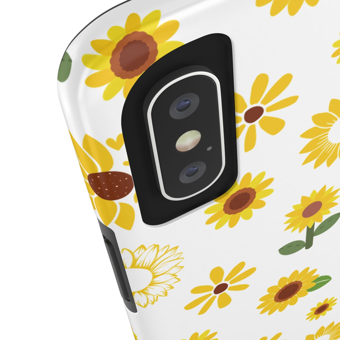 Sunflower Burst Tough Phone Case for iPhone and Samsung Galaxy