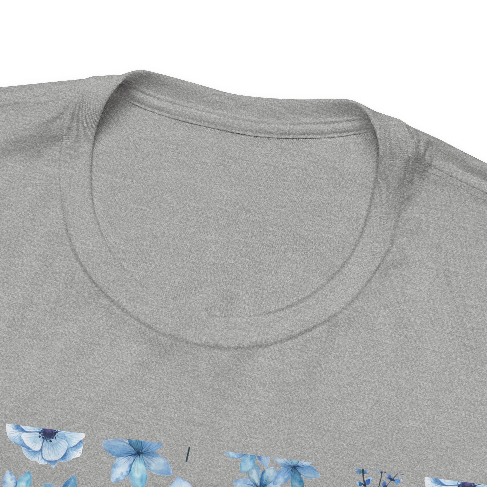 Snowy Blue Flowers T - Shirt - T - Shirt - Kristine Celestine