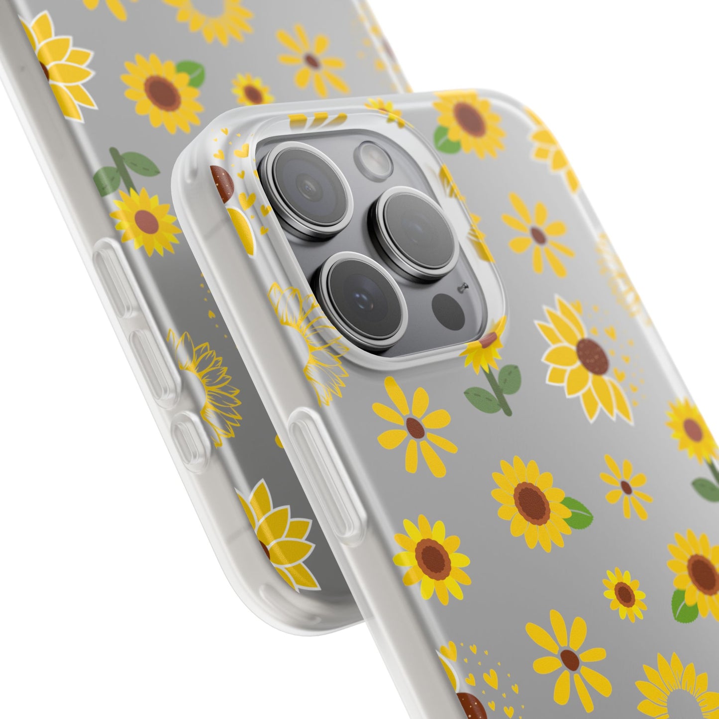 Sunflower Burst Flexible Phone Case iPhone Case Samsung Galaxy