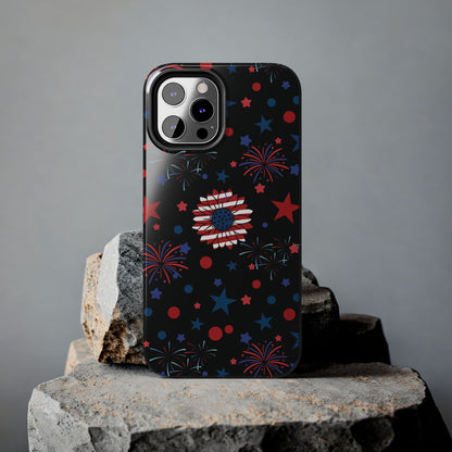 Starry Night America Tough Phone Case for iPhone and Samsung Galaxy