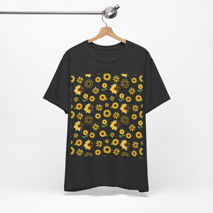 Sunflower Burst T - Shirt - T - Shirt - Kristine Celestine