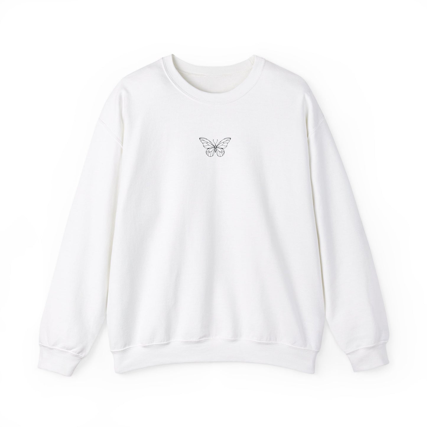 Simple Butterfly Crewneck Sweatshirt