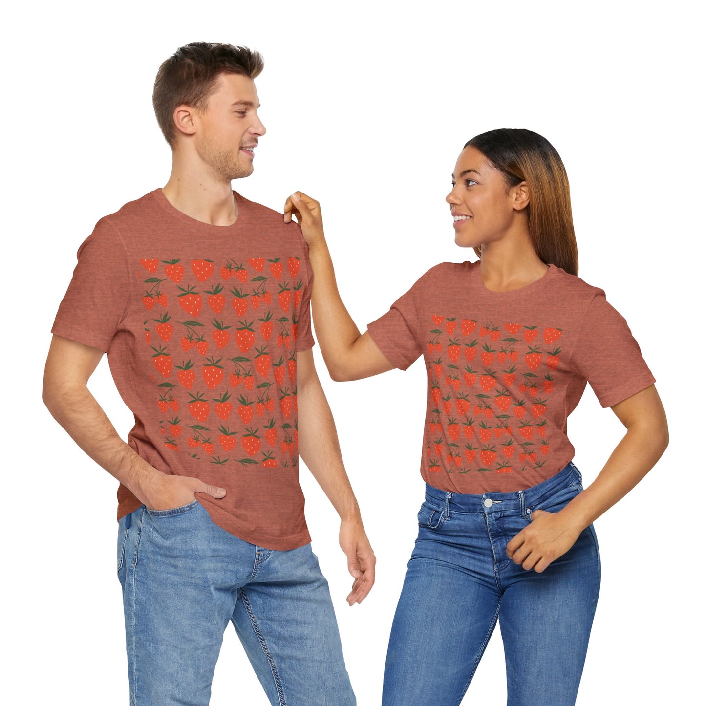 Tropical Strawberry T - Shirt - T - Shirt - Kristine Celestine