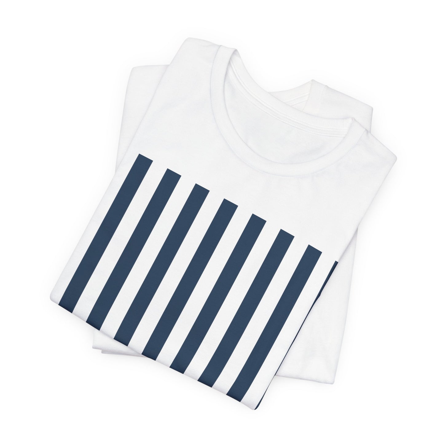 Navy Blue Stripes Shirt Royal Blue T-Shirts