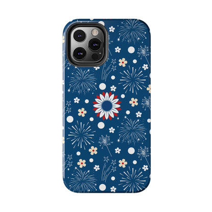 USA Daisy Fireworks Tough Phone Case for iPhone and Samsung Galaxy