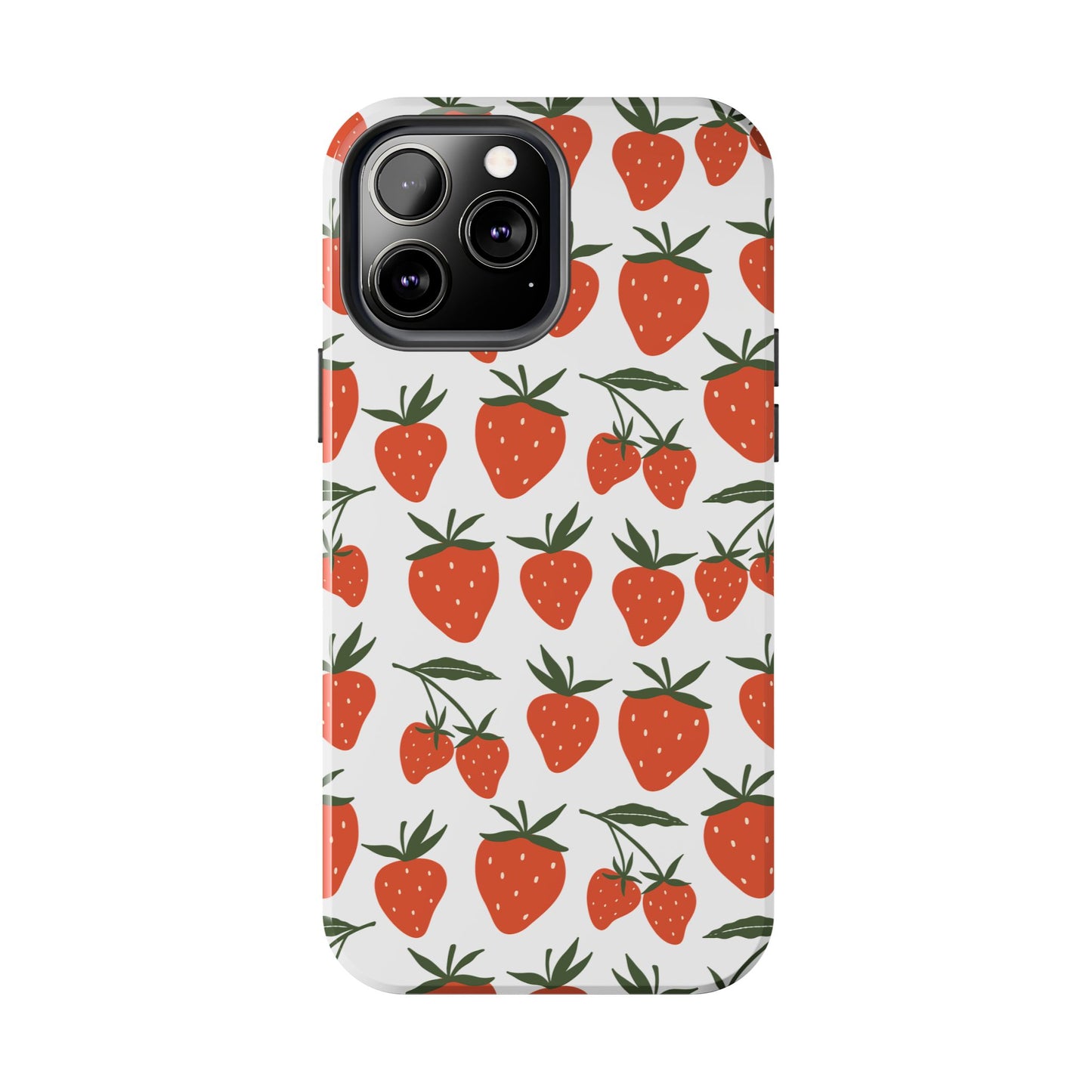 Tropical Strawberry Tough Phone Case for iPhone and Samsung Galaxy