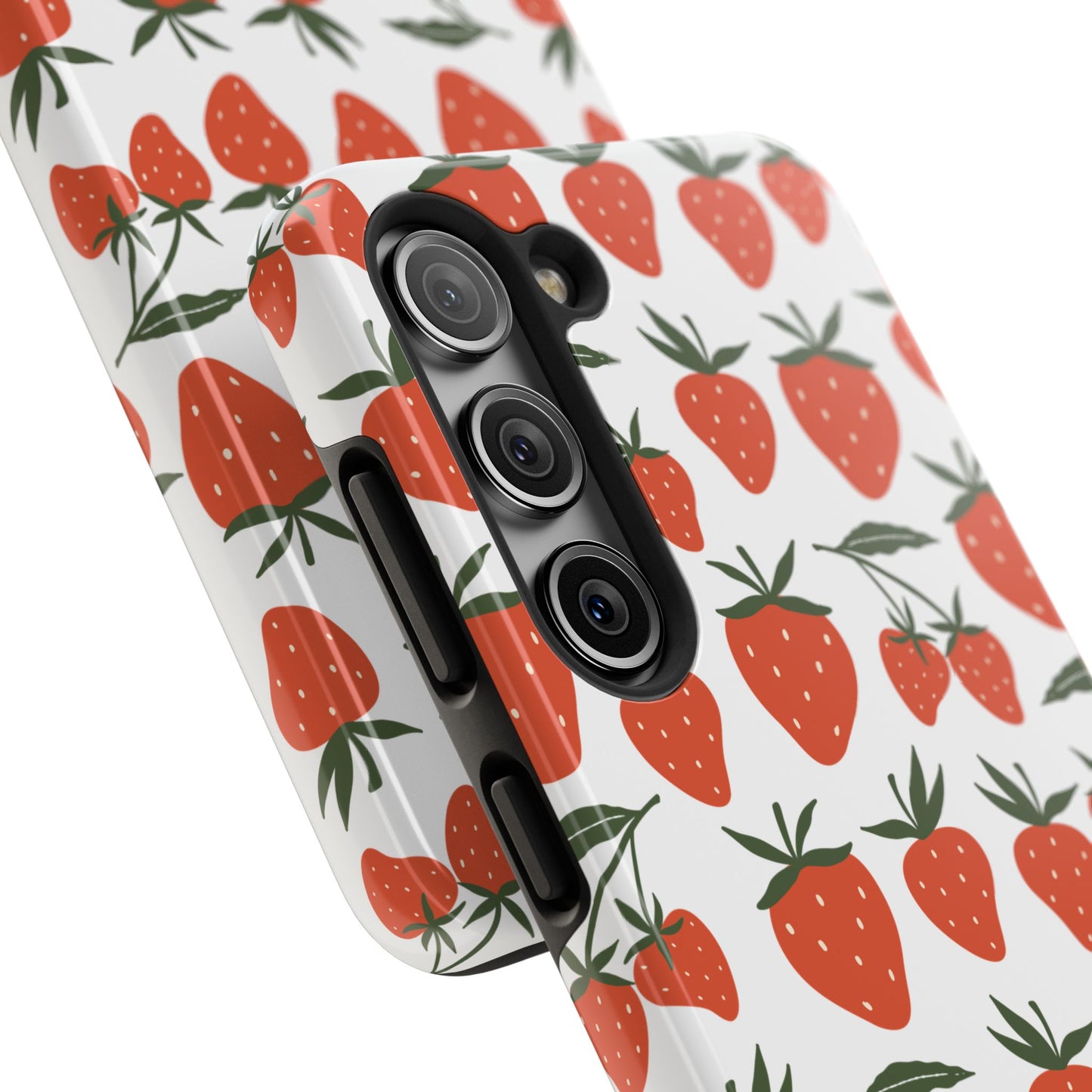 Tropical Strawberry Tough Phone Case for iPhone and Samsung Galaxy