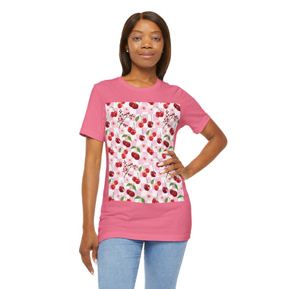 Cherry Checkerboard T - Shirt - T - Shirt - Kristine Celestine