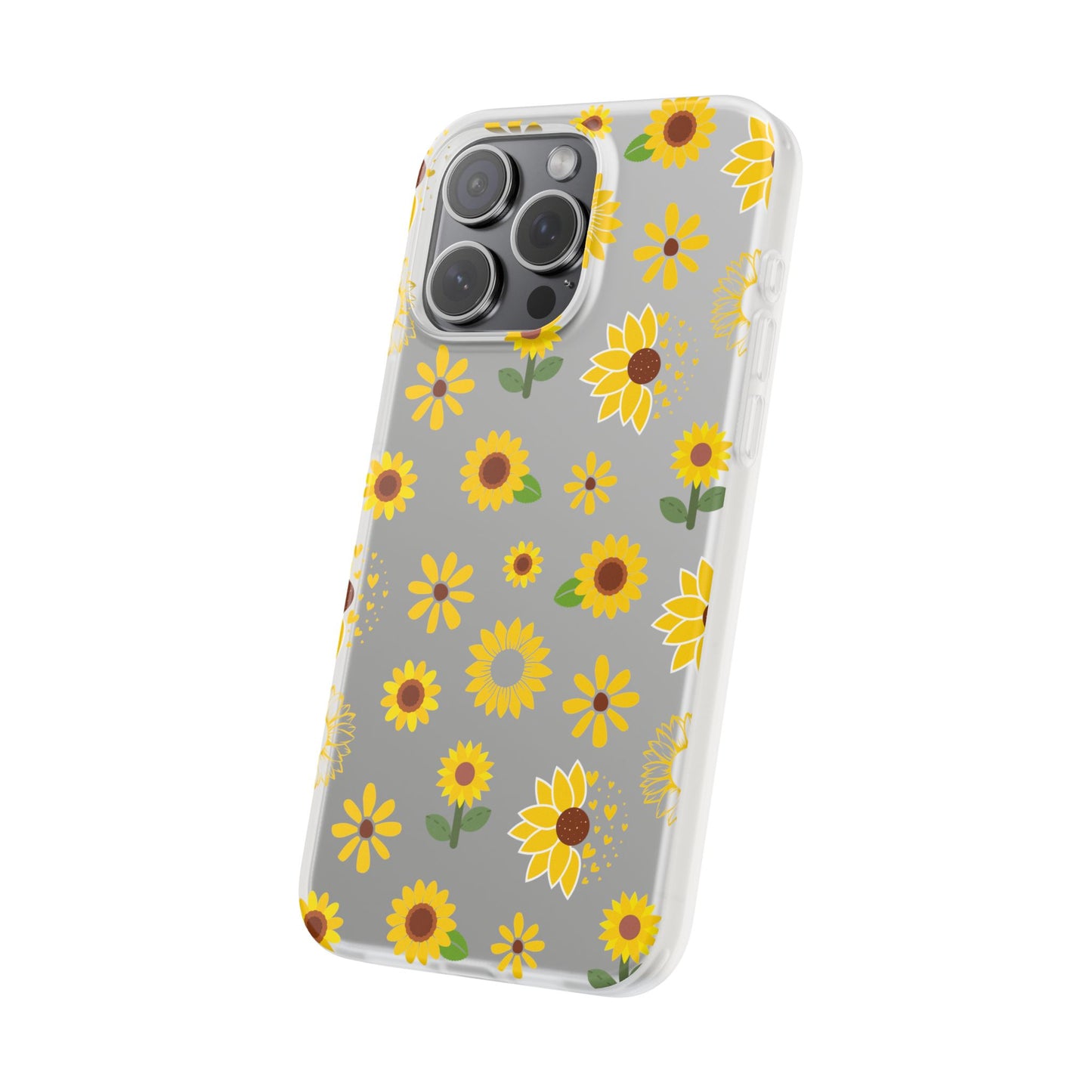 Sunflower Burst Flexible Phone Case iPhone Case Samsung Galaxy