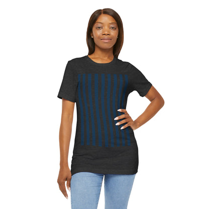 Navy Blue Stripes Shirt Royal Blue T - Shirts - T - Shirt - Kristine Celestine