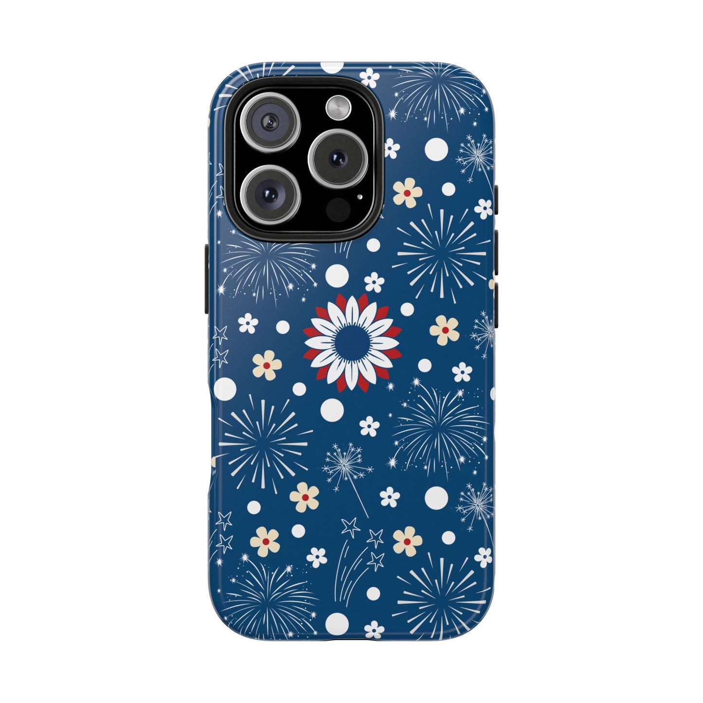 USA Daisy Fireworks Tough Phone Case for iPhone and Samsung Galaxy