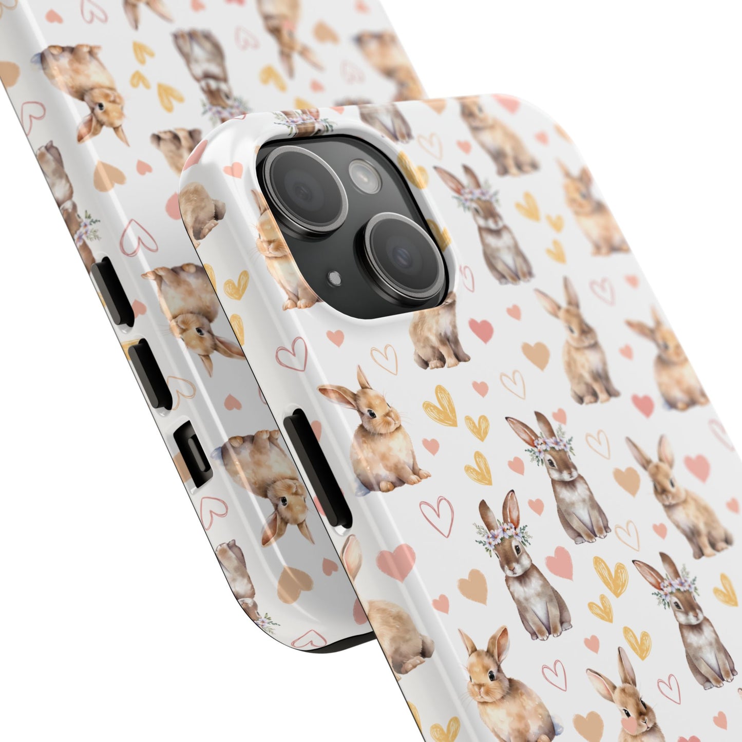 Bunny Love Tough Phone Case for iPhone and Samsung Galaxy