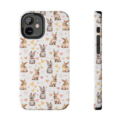 Bunny Love Tough Phone Case for iPhone and Samsung Galaxy