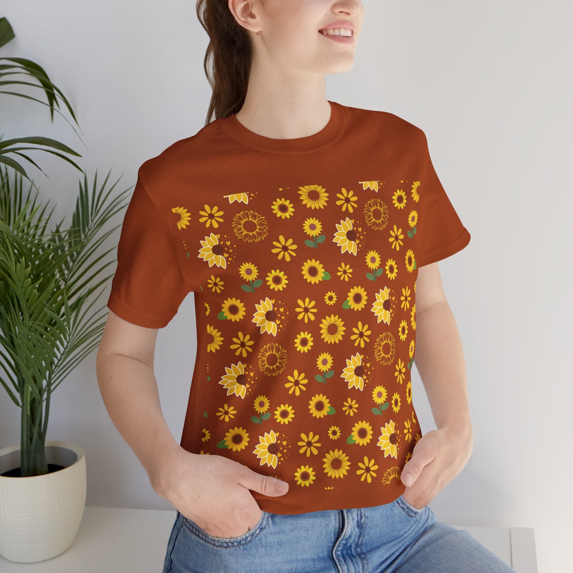 Sunflower Burst T - Shirt - T - Shirt - Kristine Celestine