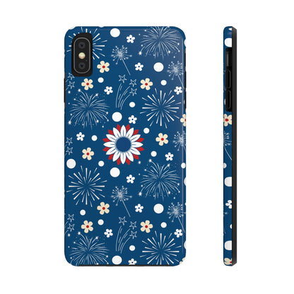 USA Daisy Fireworks Tough Phone Case for iPhone and Samsung Galaxy