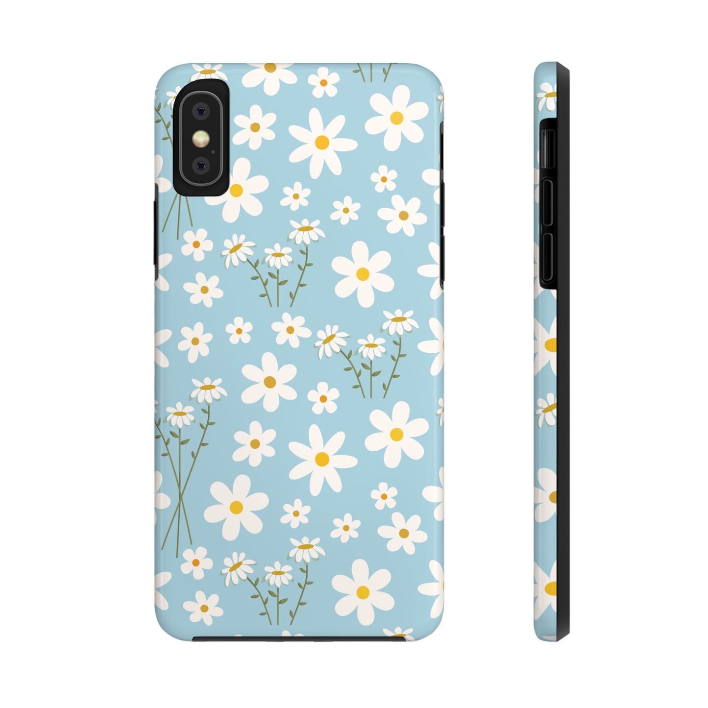 Sky Blue Daisy Tough Phone Case for iPhone and Samsung Galaxy