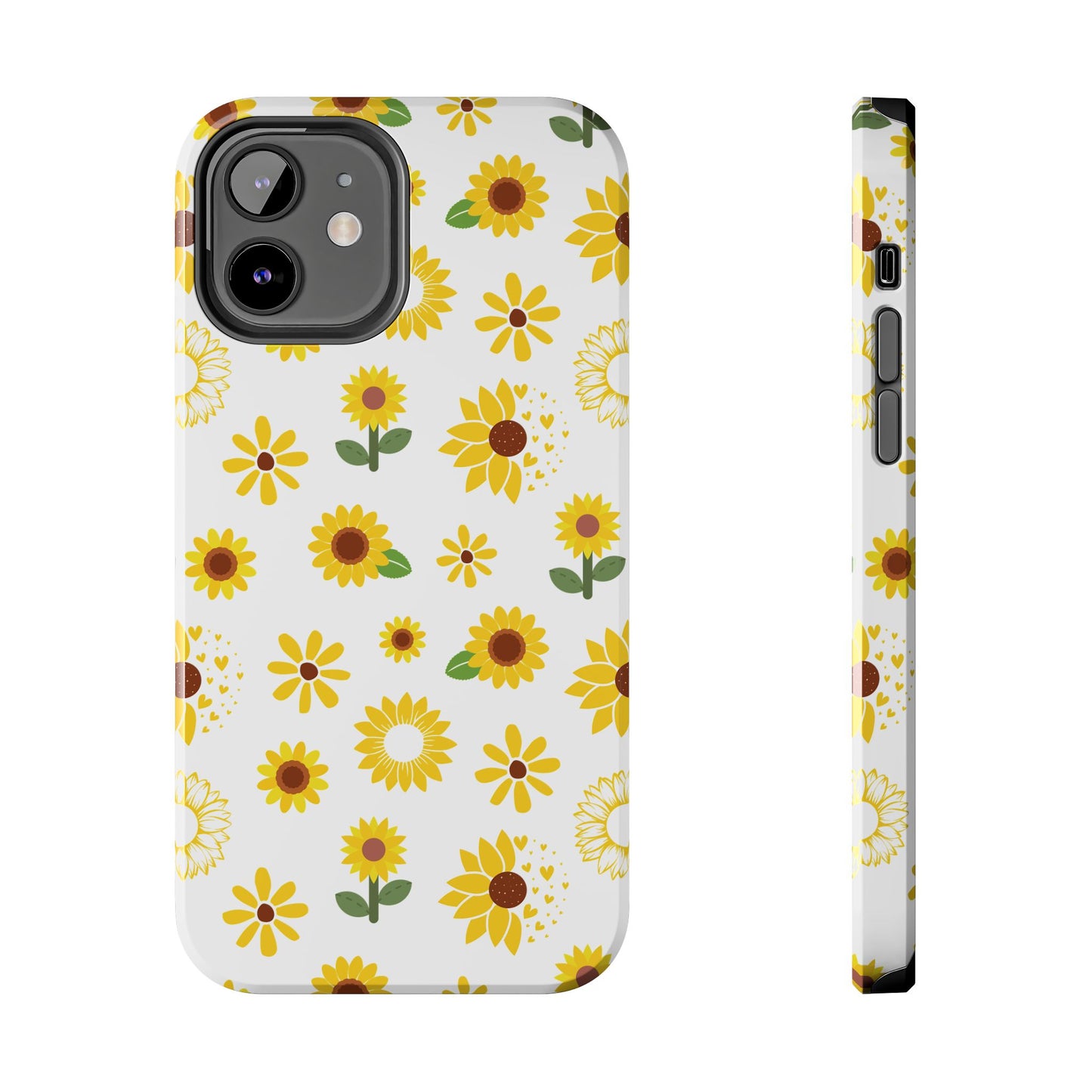 Sunflower Burst Tough Phone Case for iPhone and Samsung Galaxy