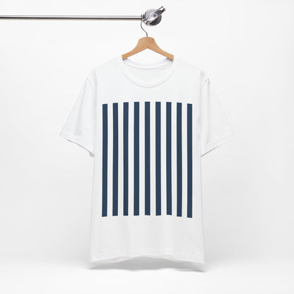 Navy Blue Stripes Shirt Royal Blue T-Shirts