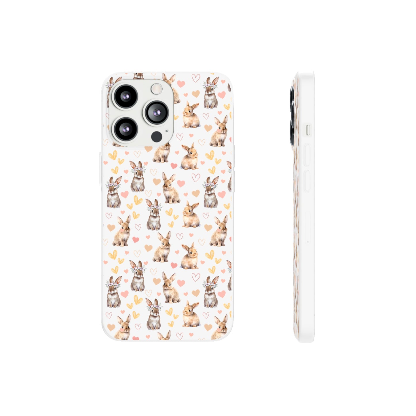 Bunny Love Flexible Phone Case iPhone Case Samsung Galaxy - Phone Case - Kristine Celestine