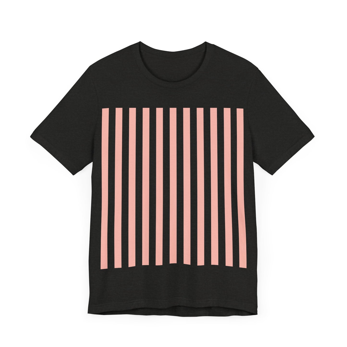 Coral Pink Stripes Shirt