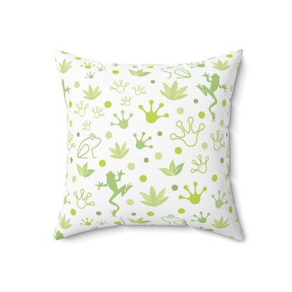 Froggy Square Pillow - Pillow - Kristine Celestine