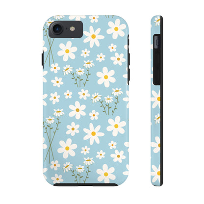 Sky Blue Daisy Tough Phone Case for iPhone and Samsung Galaxy