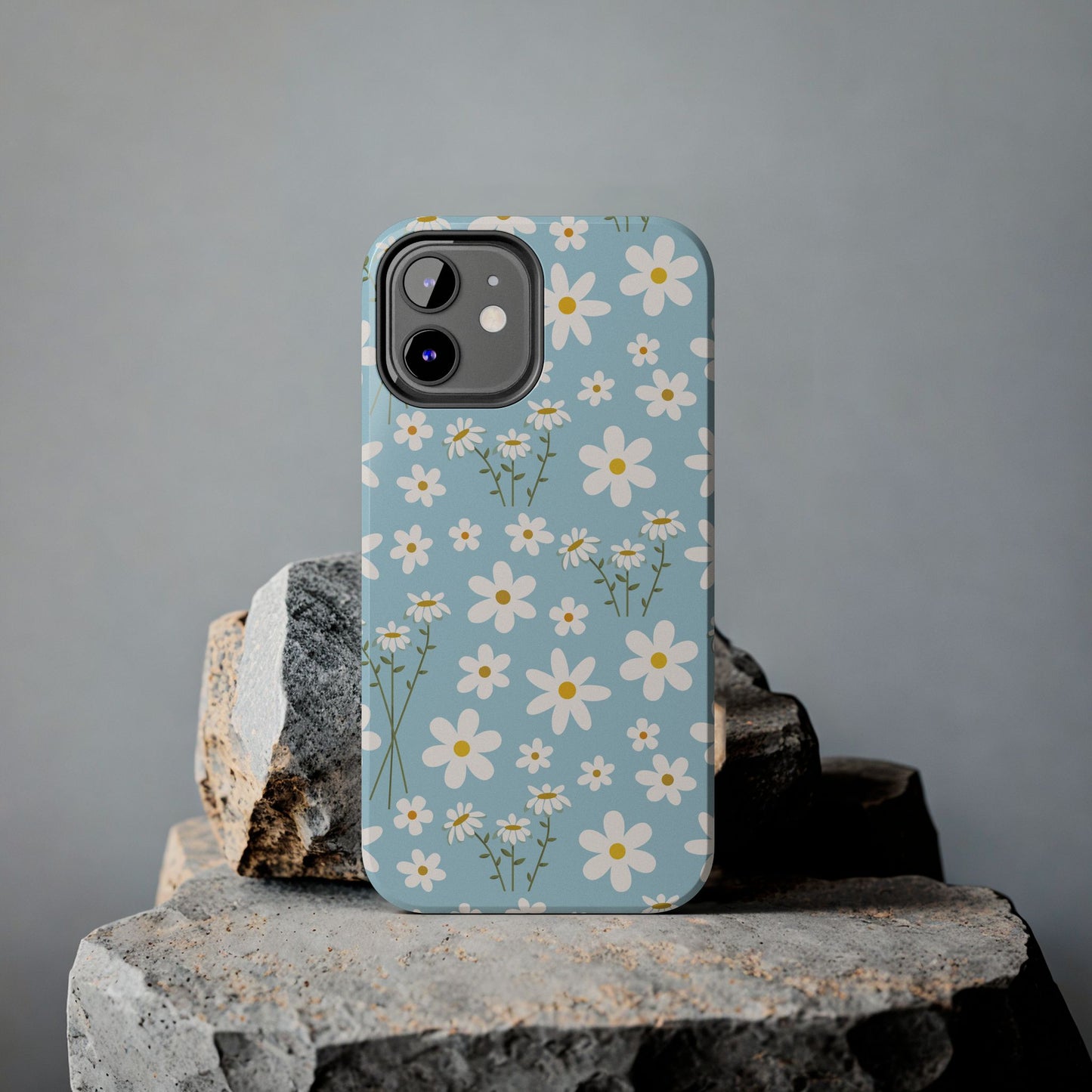 Sky Blue Daisy Tough Phone Case for iPhone and Samsung Galaxy