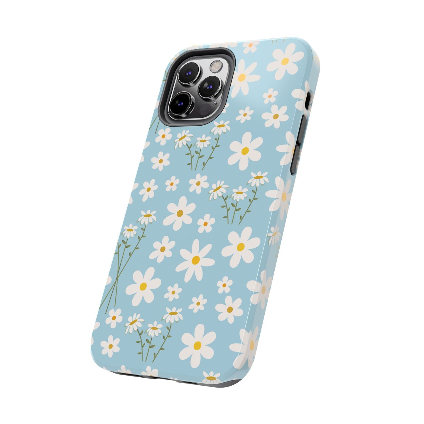 Sky Blue Daisy Tough Phone Case for iPhone and Samsung Galaxy