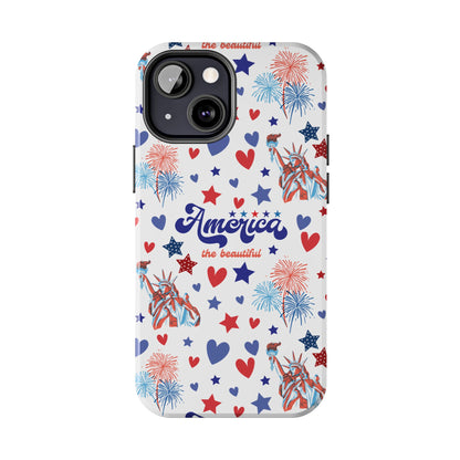 America the Beautiful Tough Phone Case for iPhone and Samsung Galaxy