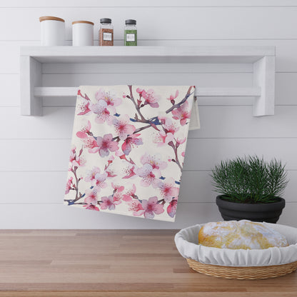 Lovely Cherry Blossom Kitchen Towel (vL) - Kitchen Towel - Kristine Celestine