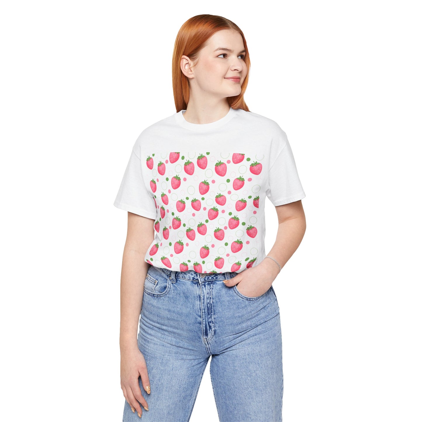 Pink Strawberry Bubbles T - Shirt - T - Shirt - Kristine Celestine