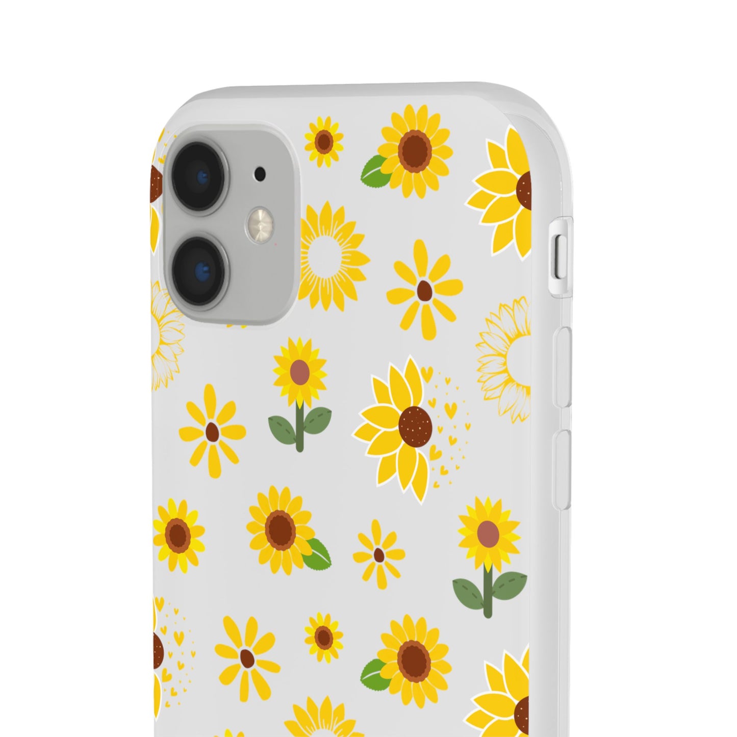 Sunflower Burst Flexible Phone Case iPhone Case Samsung Galaxy