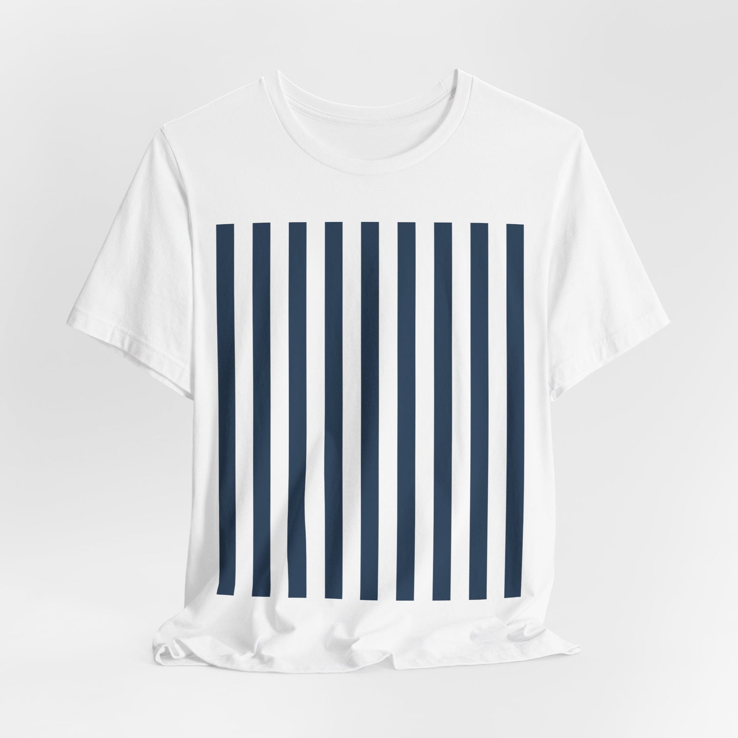 Navy Blue Stripes Shirt Royal Blue T - Shirts - T - Shirt - Kristine Celestine